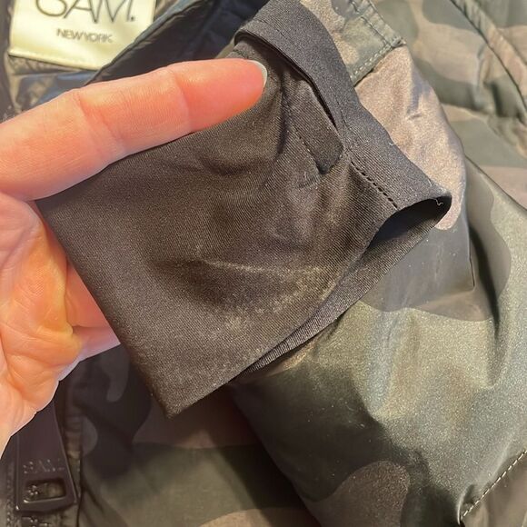 SAM Camo Freestyle Down Puffer Jacket M - Picture 9 of 12